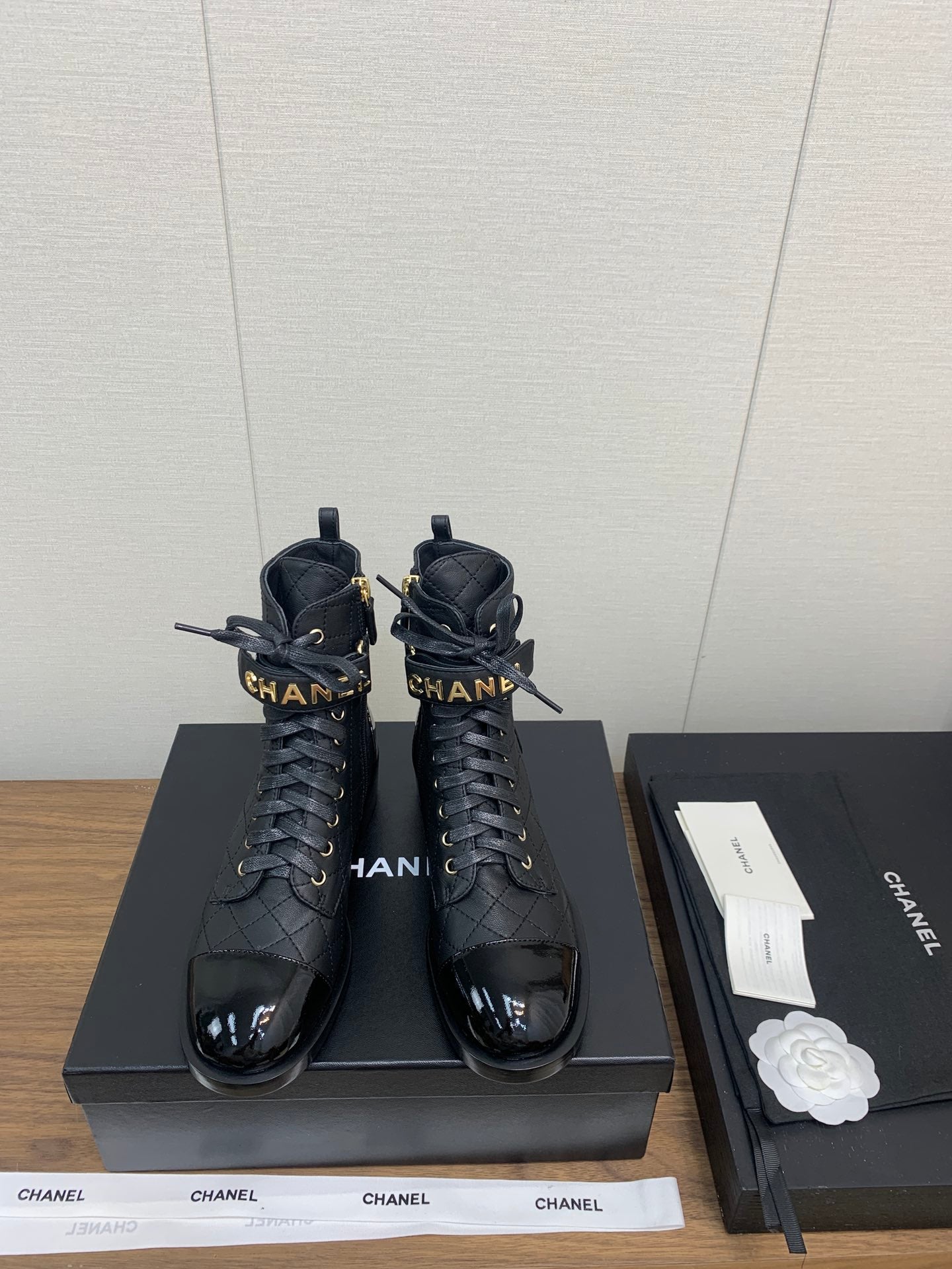 CC Short Boots Black Cowhided