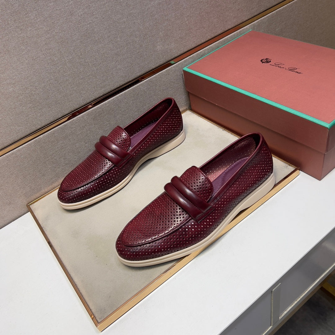LP PERFORATED LOAFERS JAM CALFSKIN