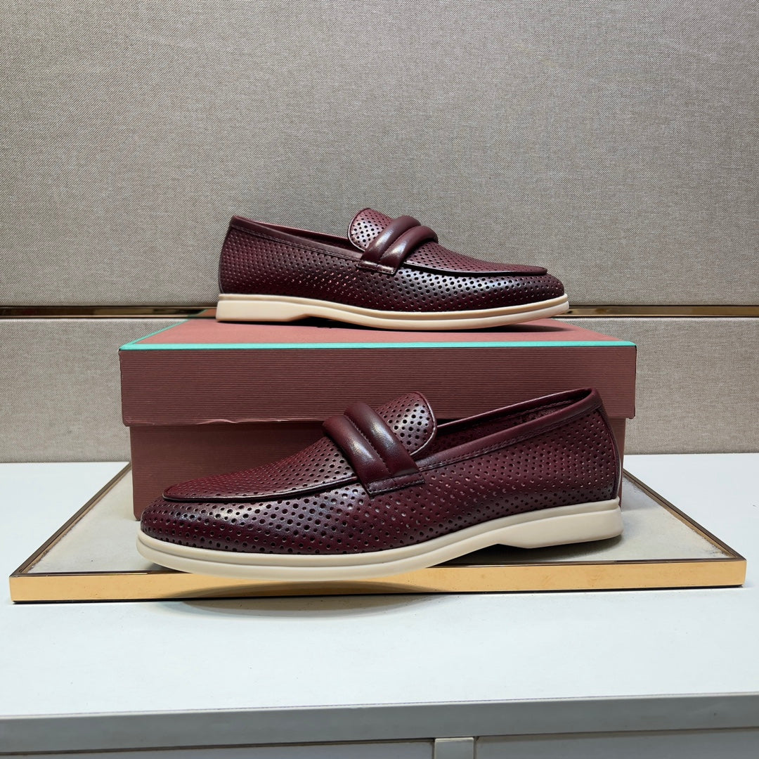 LP PERFORATED LOAFERS JAM CALFSKIN