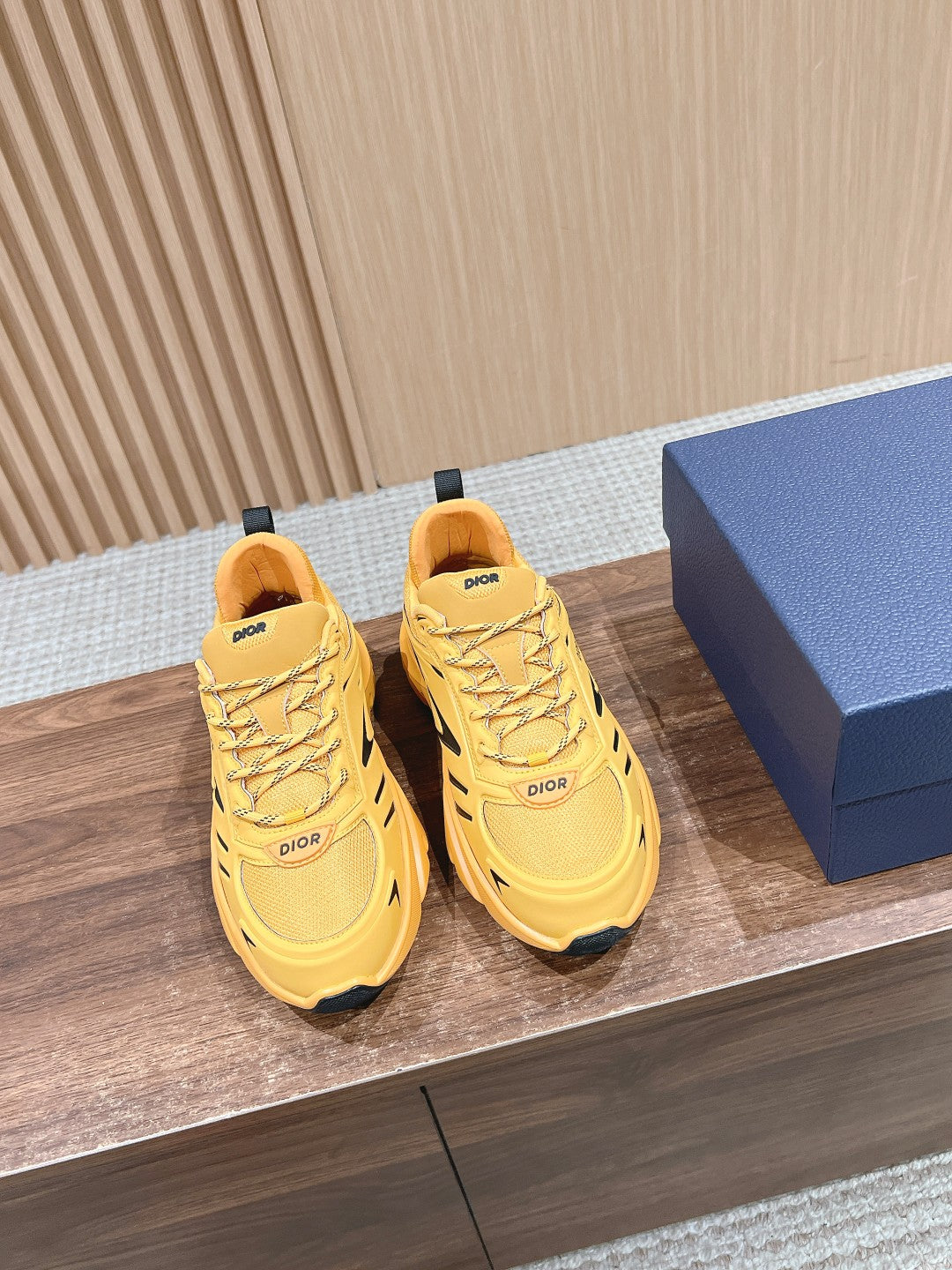 CD B44 Blade Sneaker 30mm Yellow Orange Mesh Fabric 101008