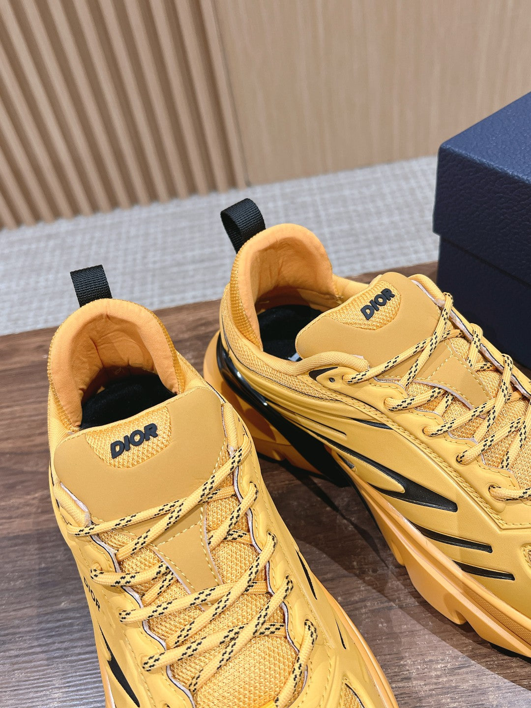 CD B44 Blade Sneaker 30mm Yellow Orange Mesh Fabric 101008