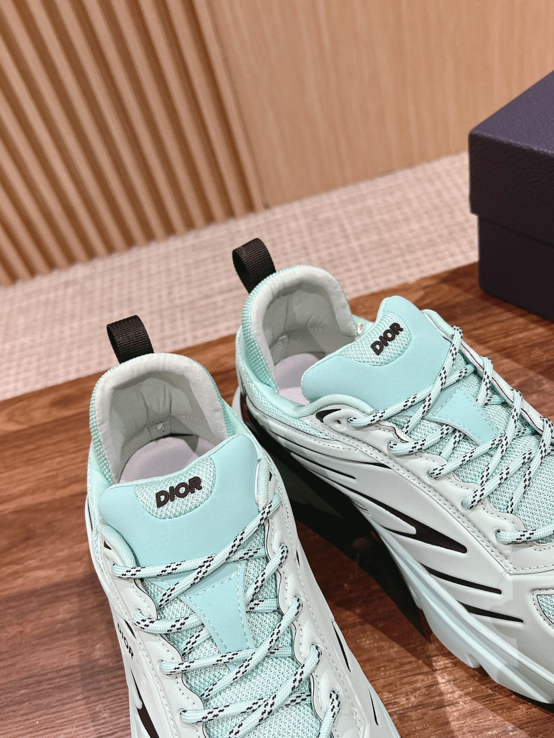 CD B44 Blade Sneaker 30mm Light Turquoise Mesh Fabric 101009