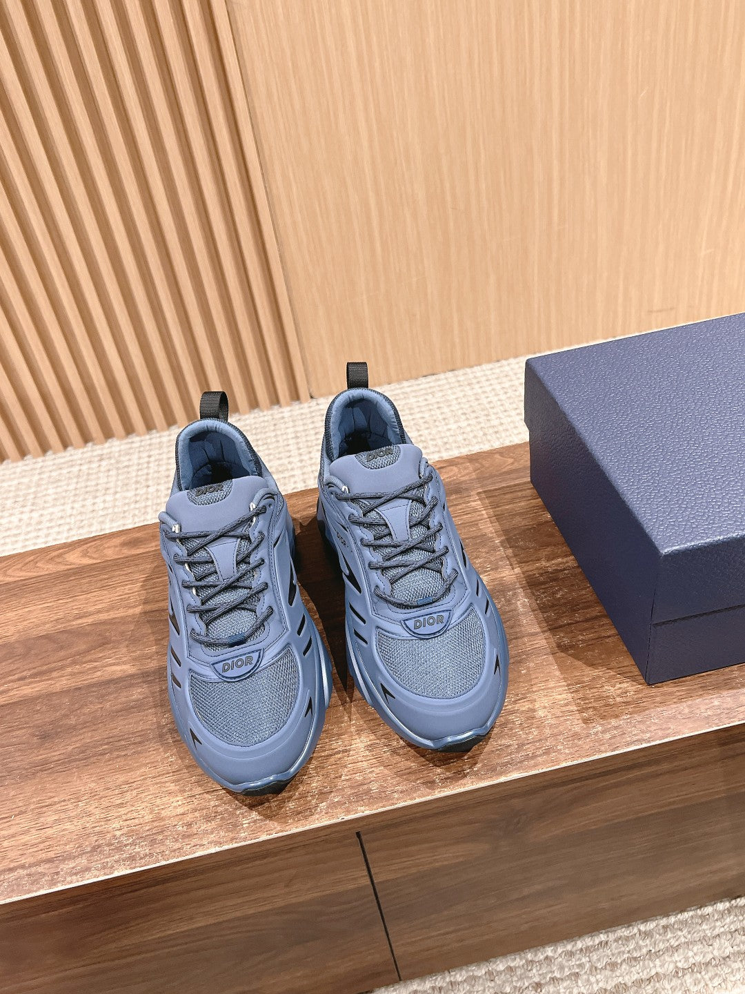 CD B44 Blade Sneaker 30mm Navy Blue Mesh Fabric 101010