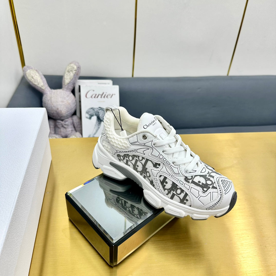 CD Chrono Sneaker 40mm In White Mesh Fabric 994570