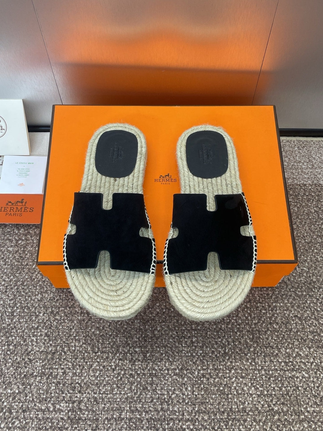 HM 25 Antigua Espadrilles Black Suede
