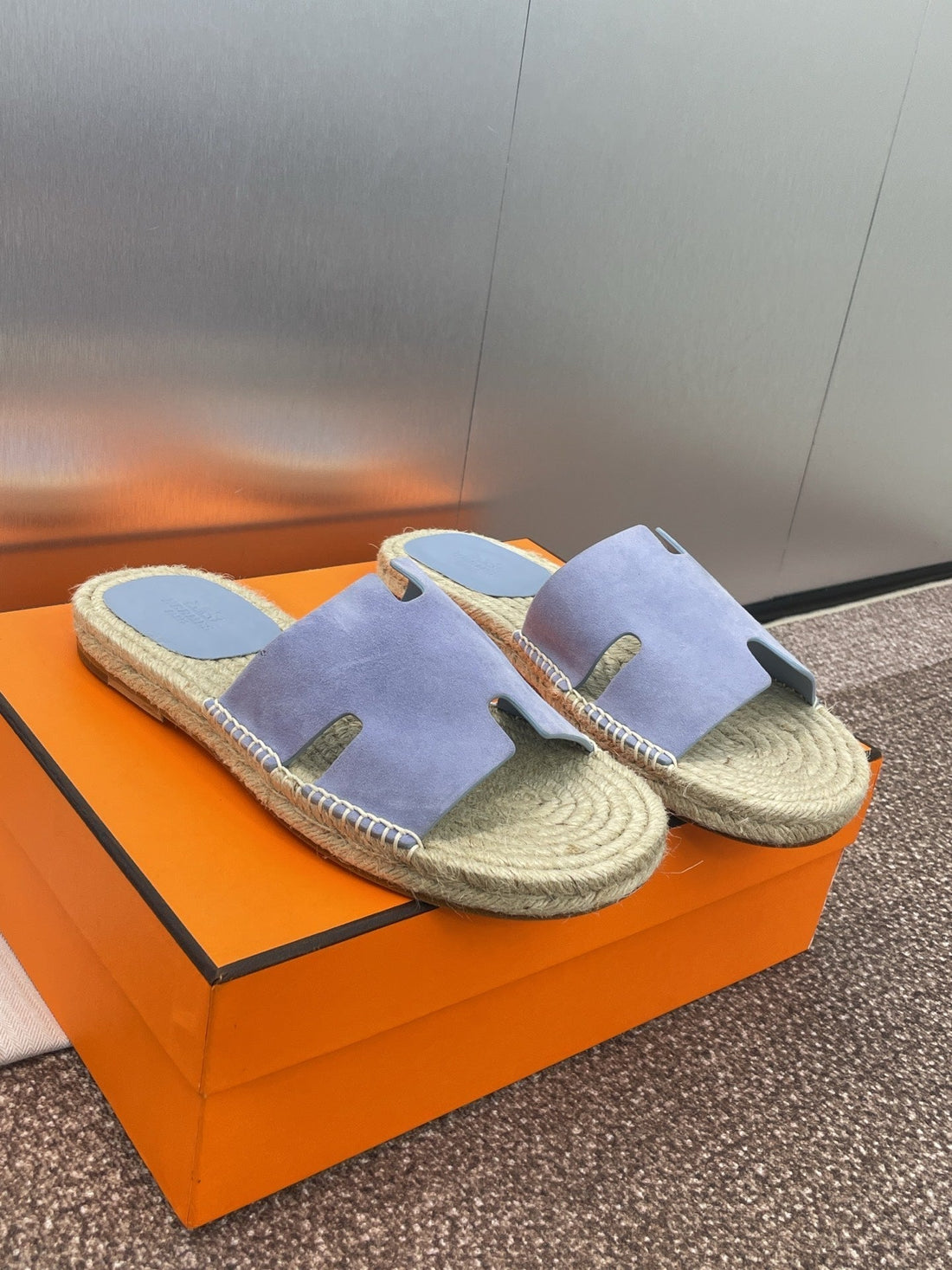 HM 25 Antigua Espadrilles Cloud Blue Suede