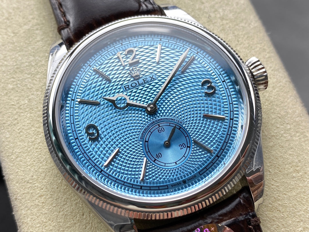 Rolex Perpetual 39mm Brown Blue Dail