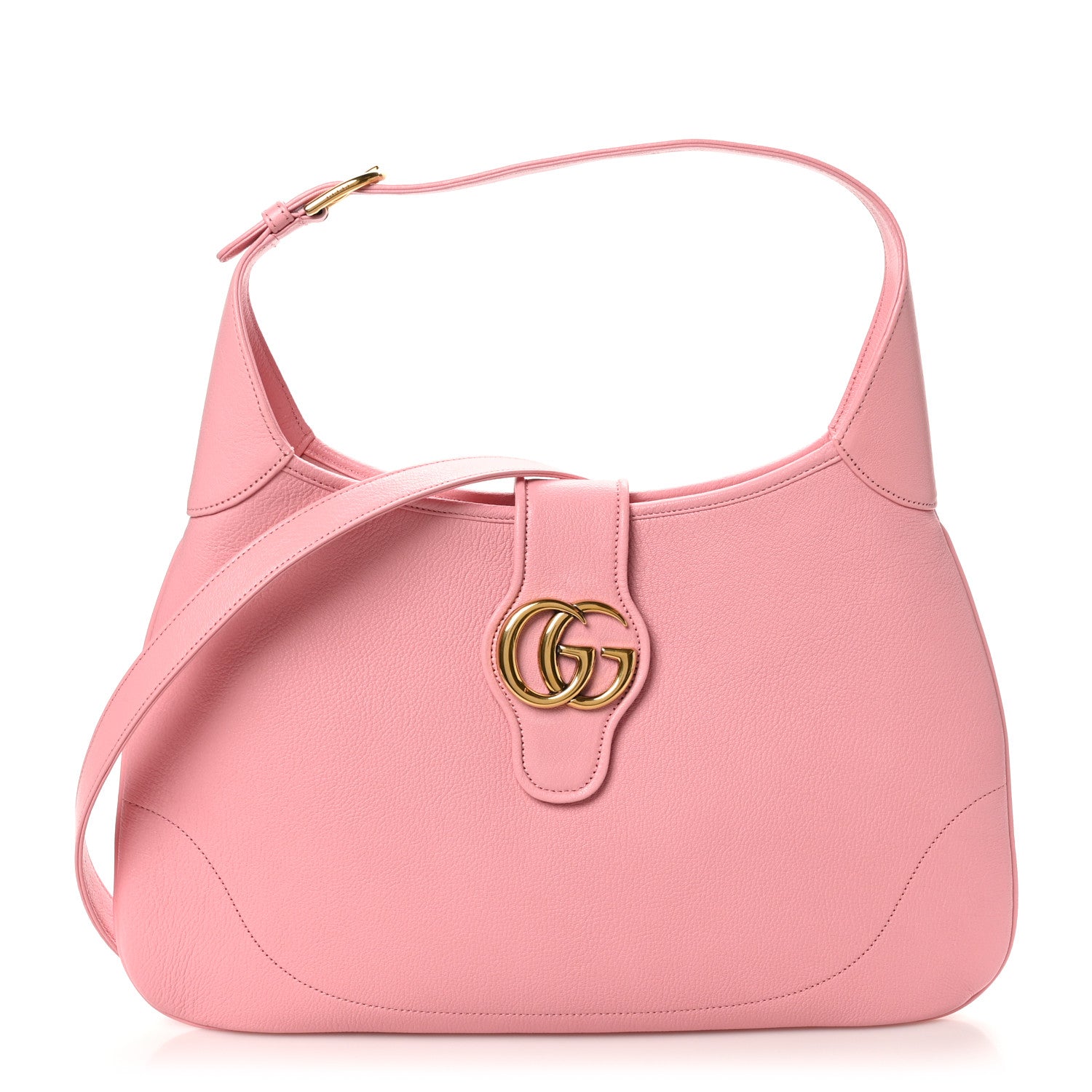 Goatskin Medium Aphrodite Shoulder Bag Wild Rose