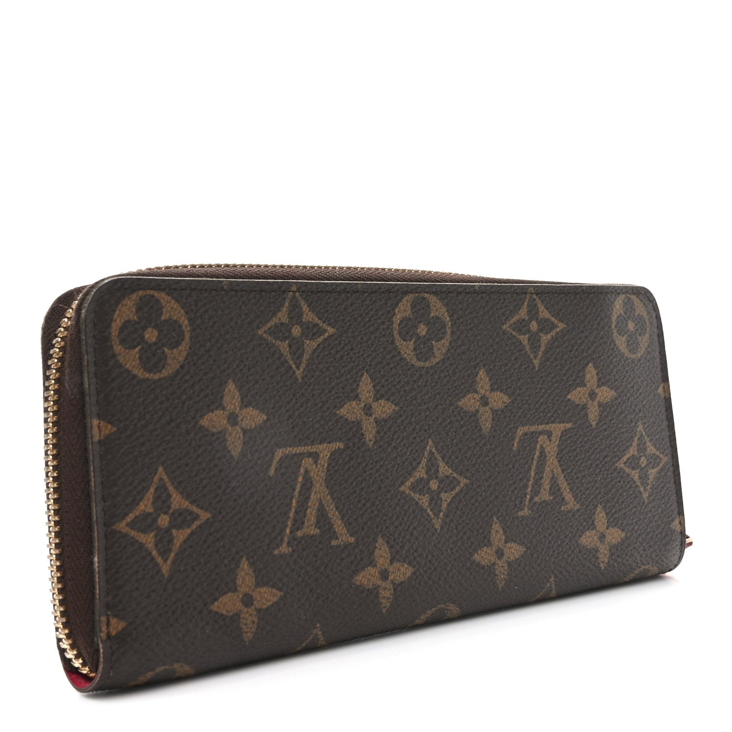 Monogram Clemence Wallet Fuchsia