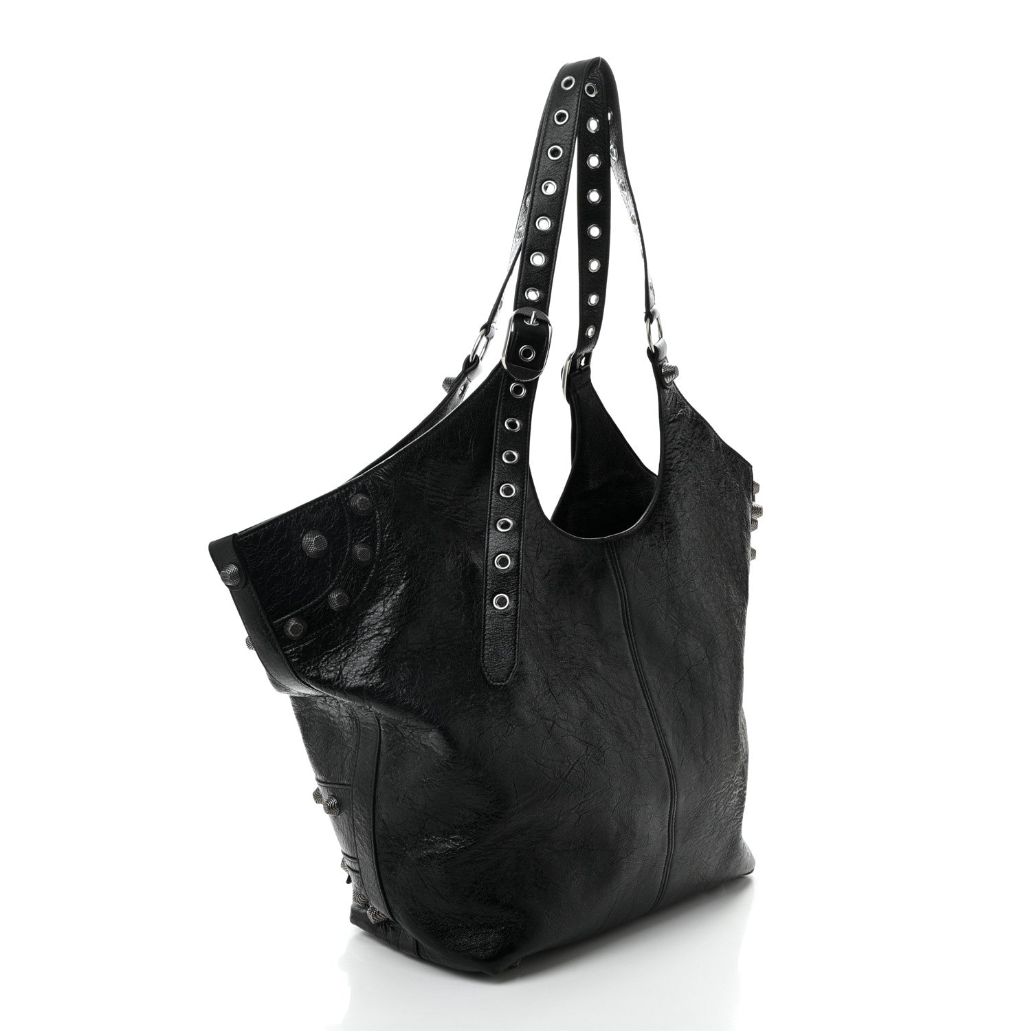 Agneau Arena Large Le Cagole Carry All Bag Black