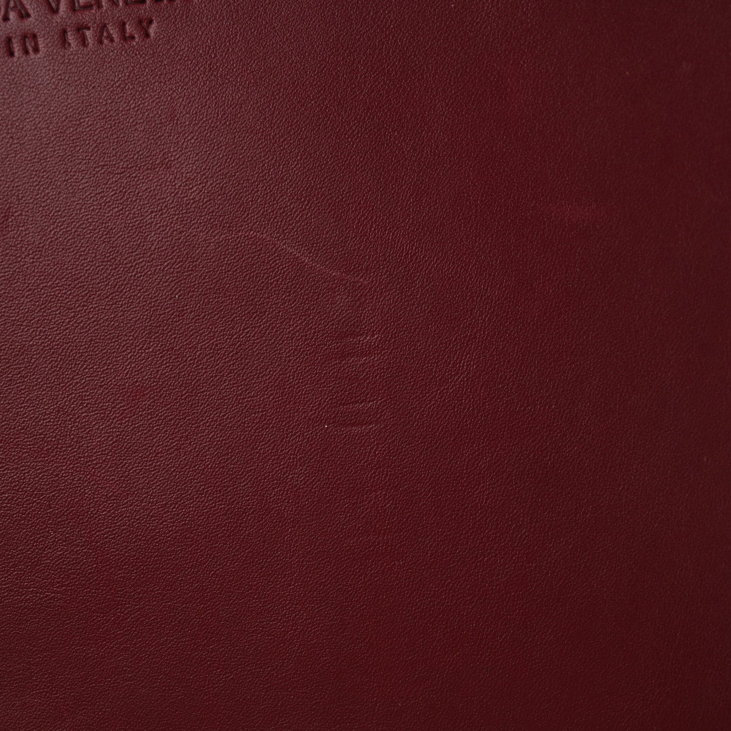 Calfskin Intrecciato Large North South Tote Bag Burgundy