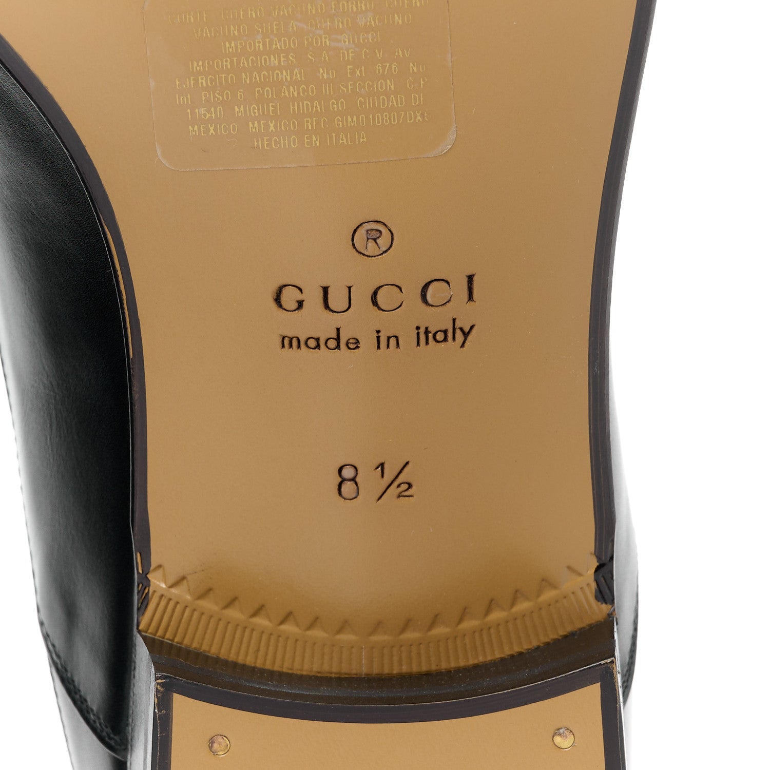 New Waxed Calfskin Mens Oxfords 8.5 Black