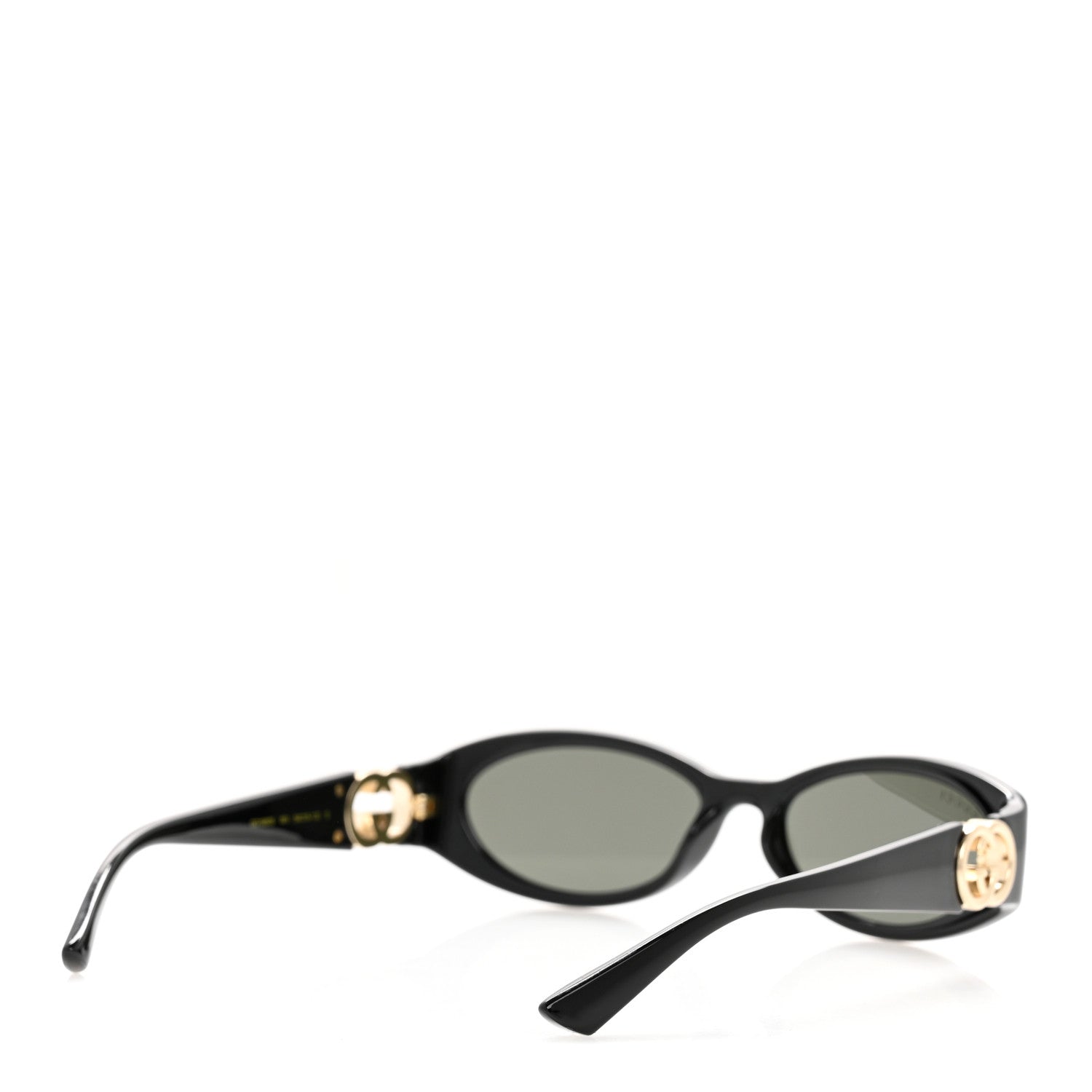 Acetate Oval Sunglasses GG1660S Black