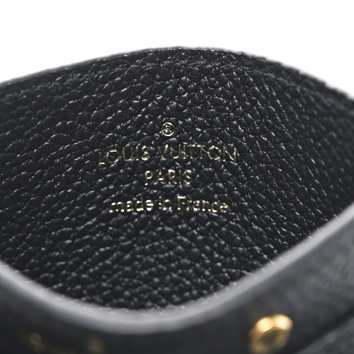 Empreinte Card Holder Black Beige