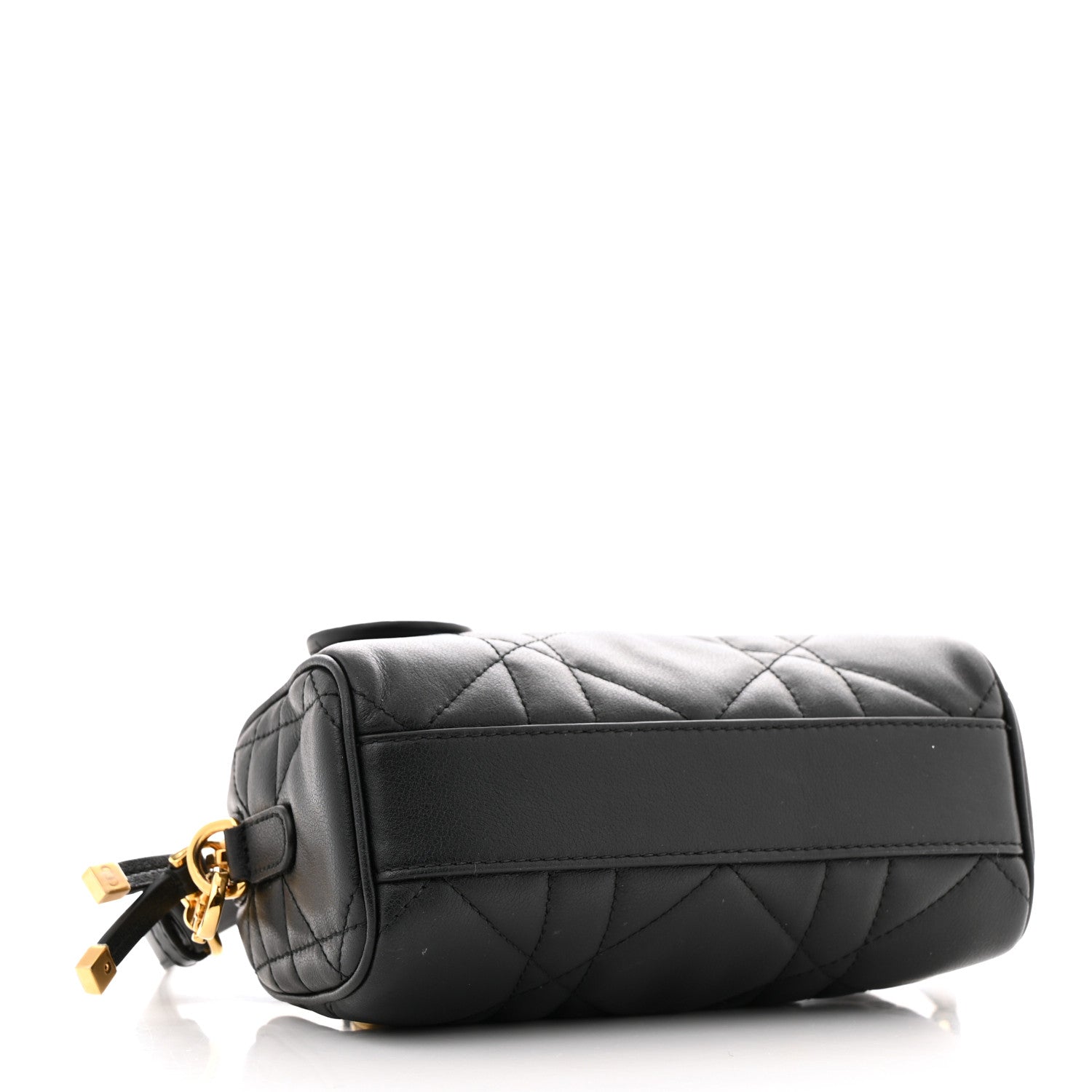 Calfskin Macrocannage Nano Groove 17 Bag Black