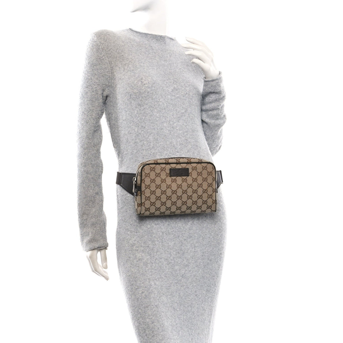 Monogram Belt Bag Dark Brown