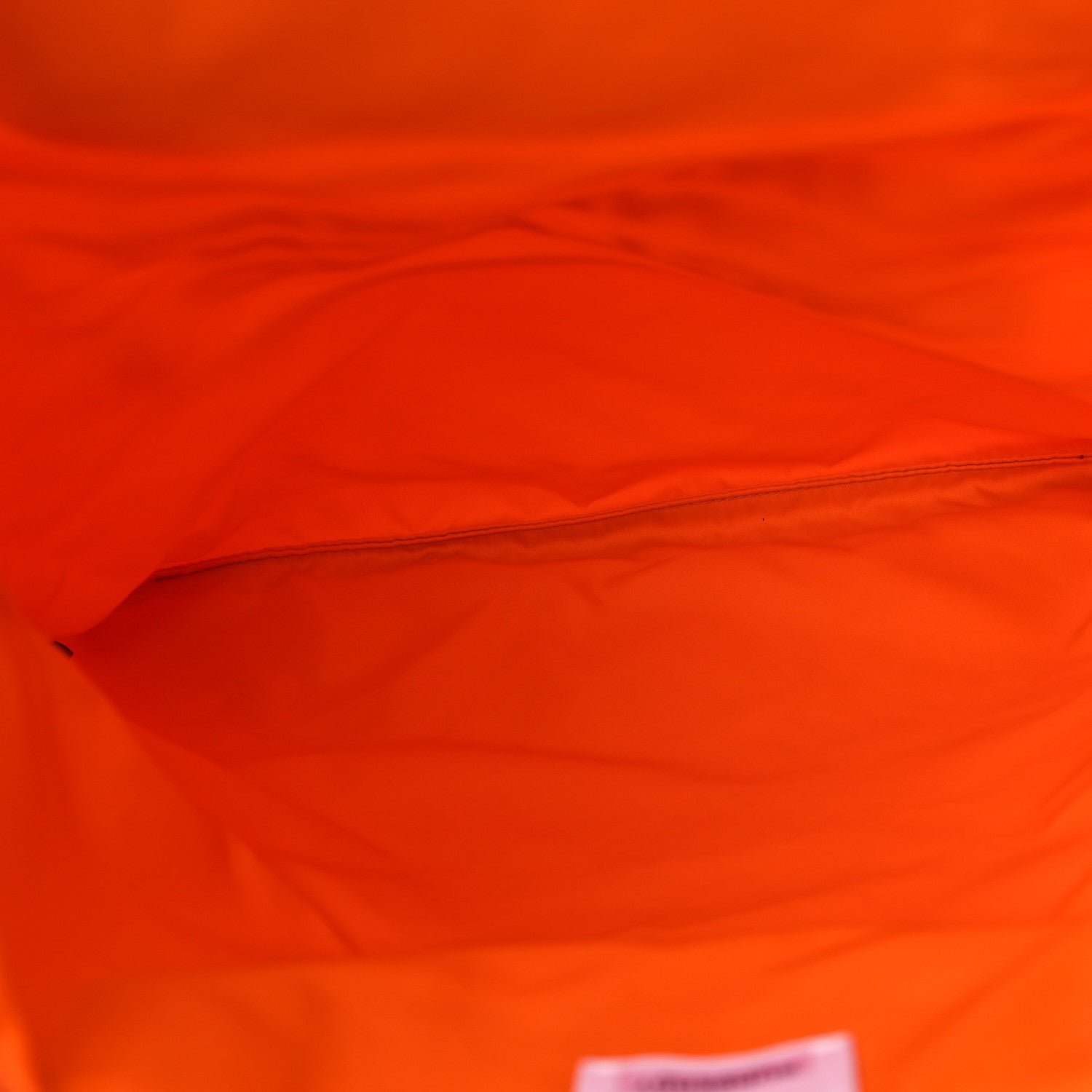 Nylon London England Print Logo Flat Tote Orange