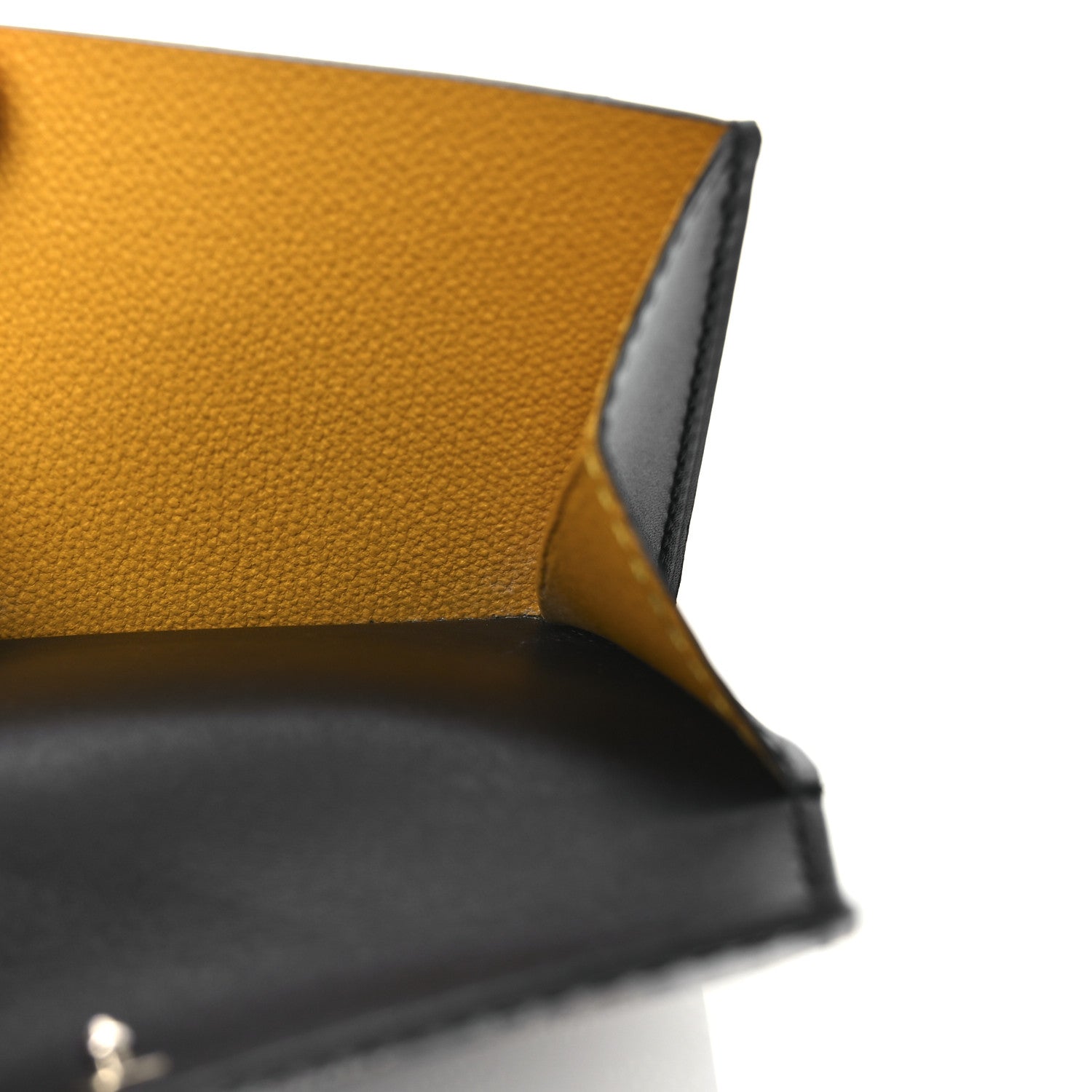 Goyardine Marigny Coin Purse Wallet Black Gold