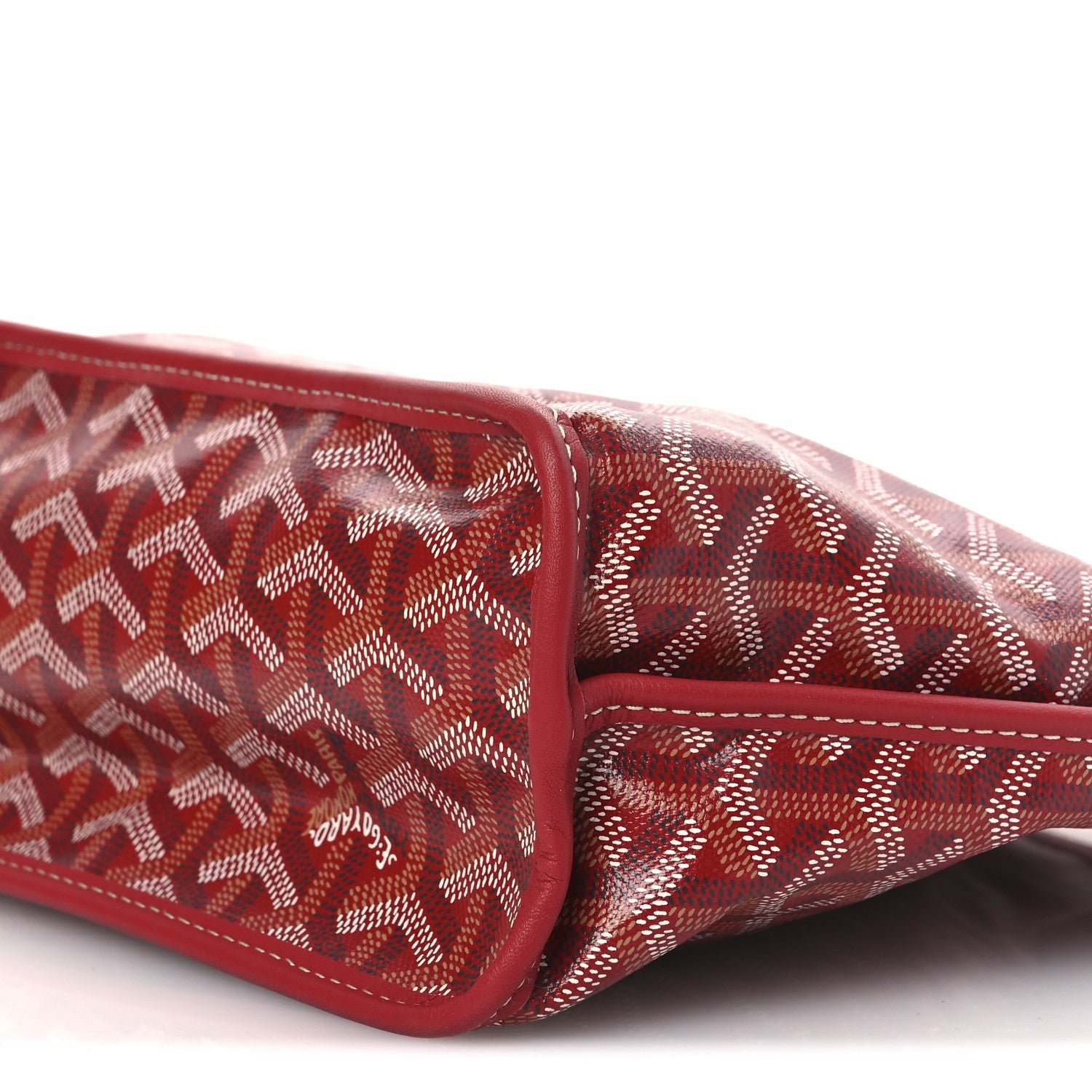 Goyardine Reversible Mini Anjou Red