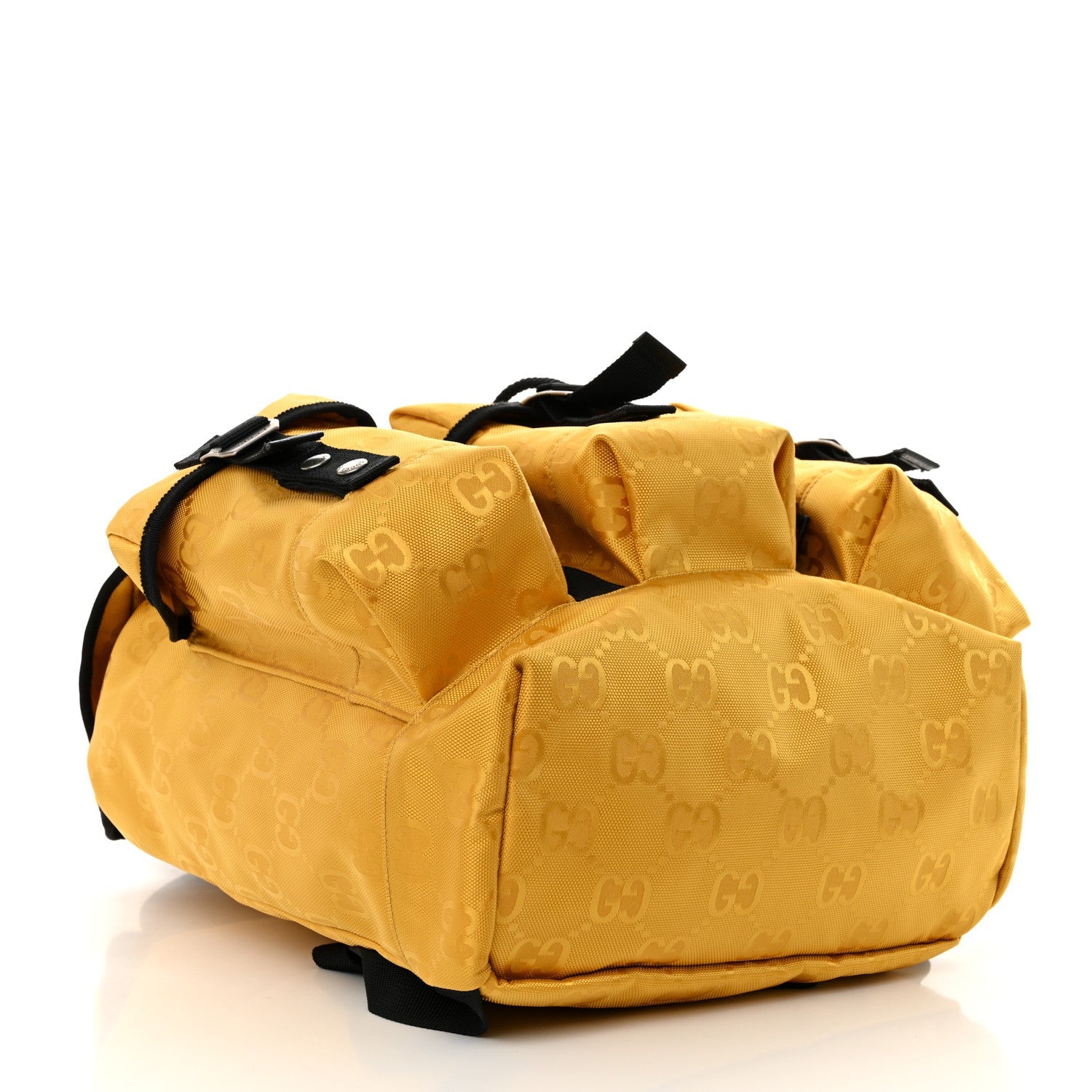 Econyl Nylon Monogram Off The Grid Utility Pocket Backpack Crop Black