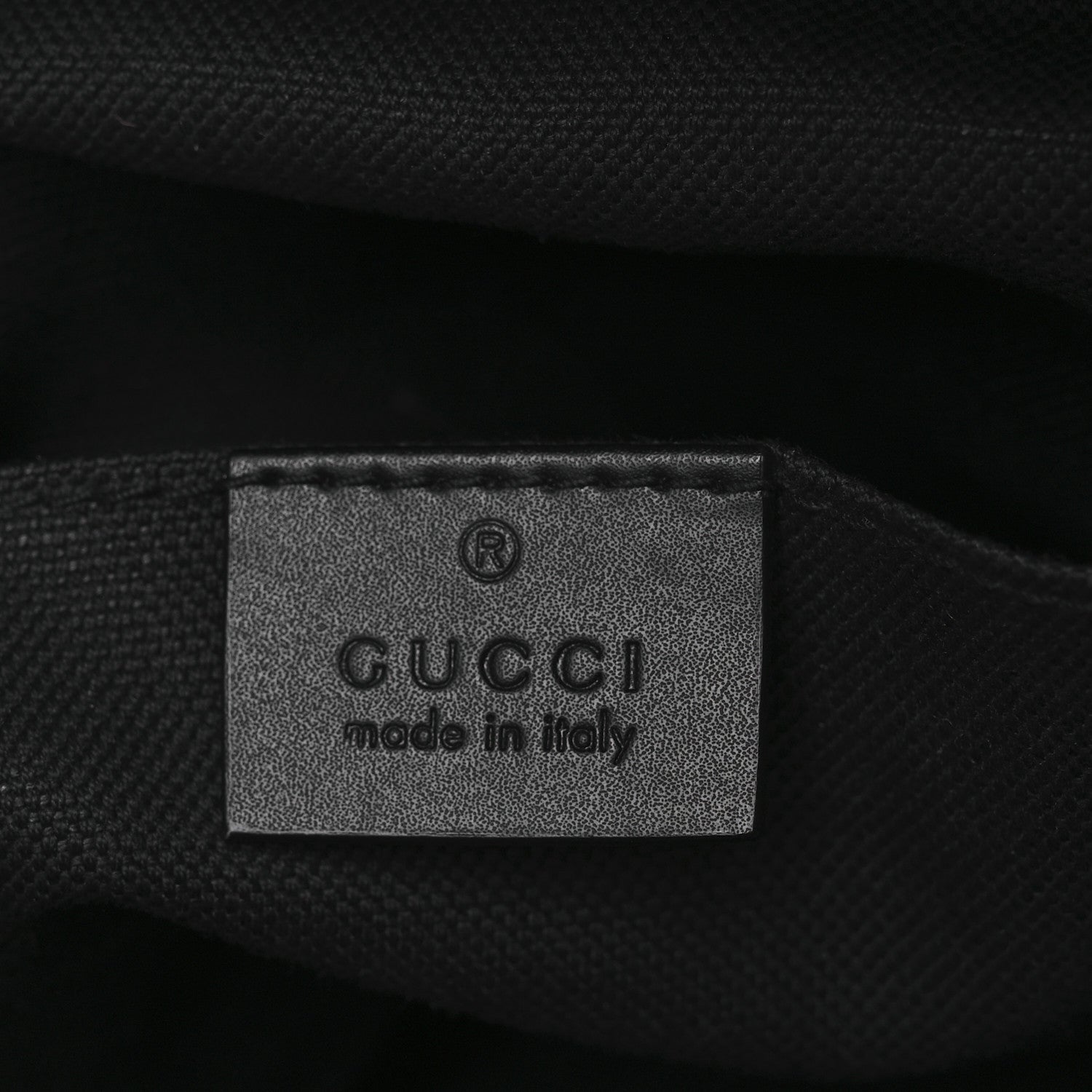 GG Supreme Monogram Web Small Flat Messenger Bag Black Grey