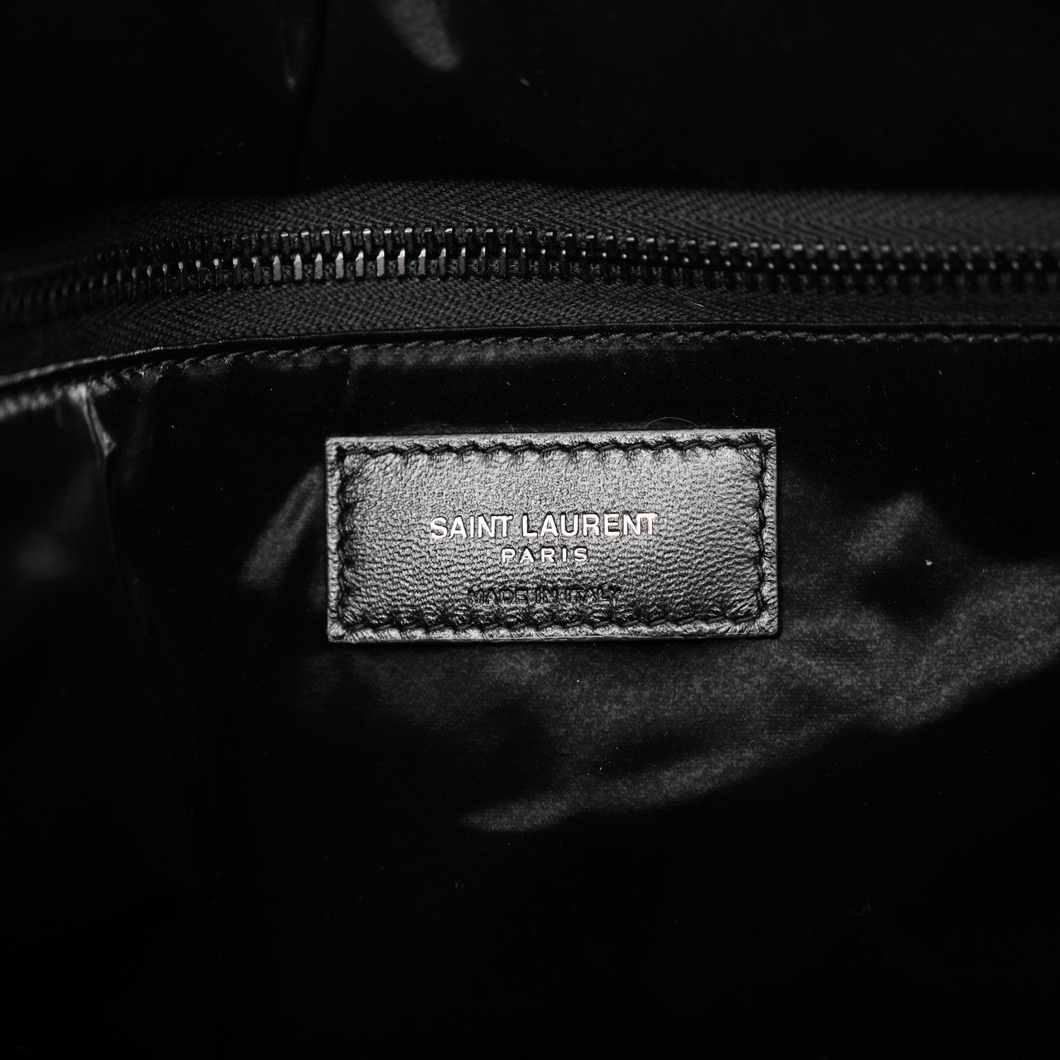 Silktech Canvas Wide Puffer Tote Black