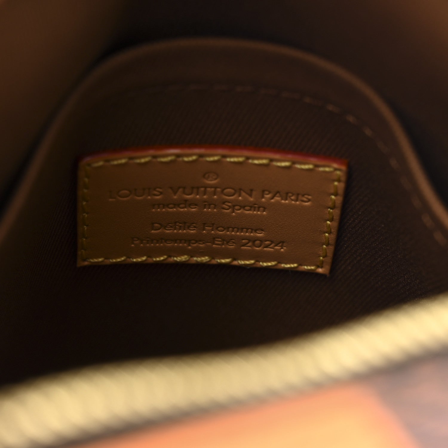 Damier Pop Chess Messenger Orange