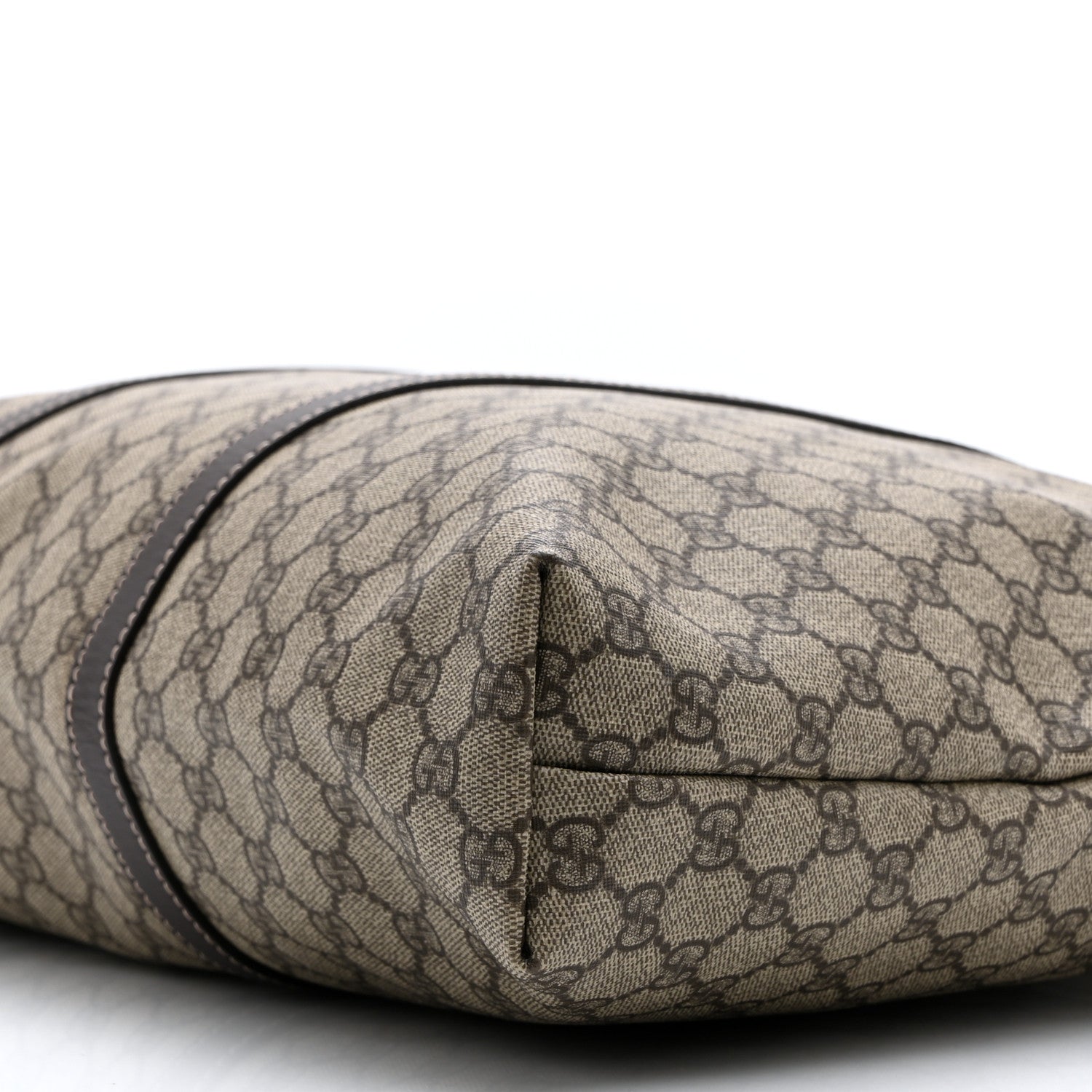 GG Plus Monogram Travel Bag Dark Brown