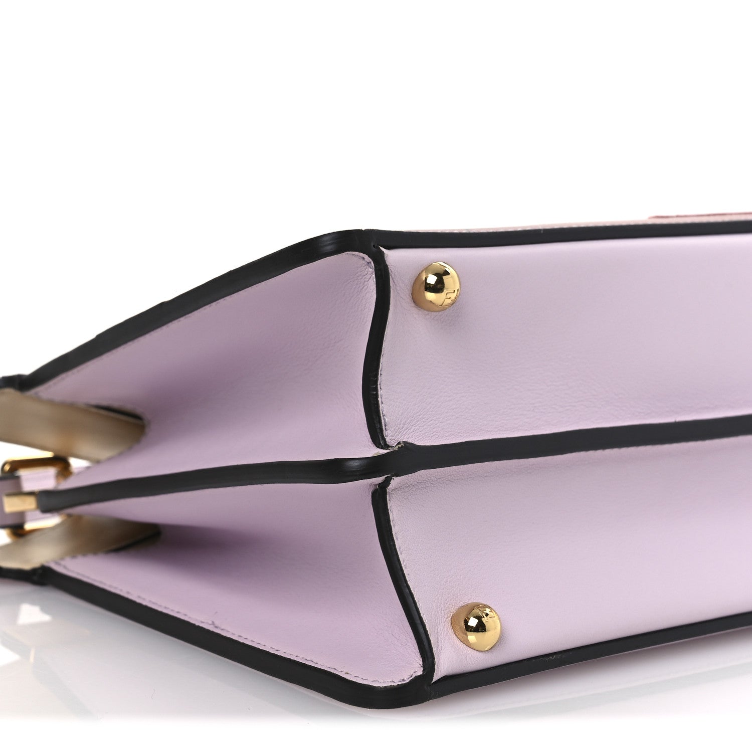 Vitello Seta Shiny Nappa Dancing Girls Inlay Small Peekaboo I SEE U Satchel Anemone Multicolor