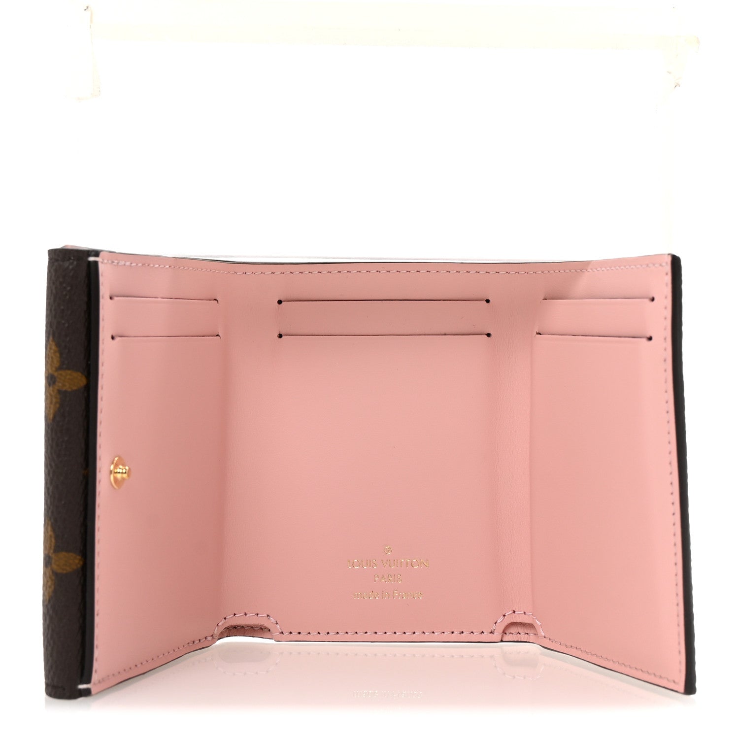 Monogram Celeste Wallet Rose Ballerine