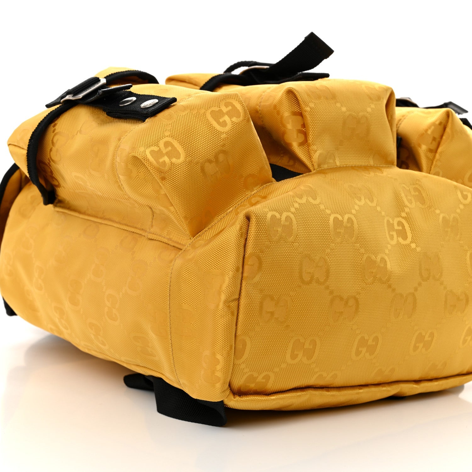 Econyl Nylon Monogram Off The Grid Utility Pocket Backpack Crop Black