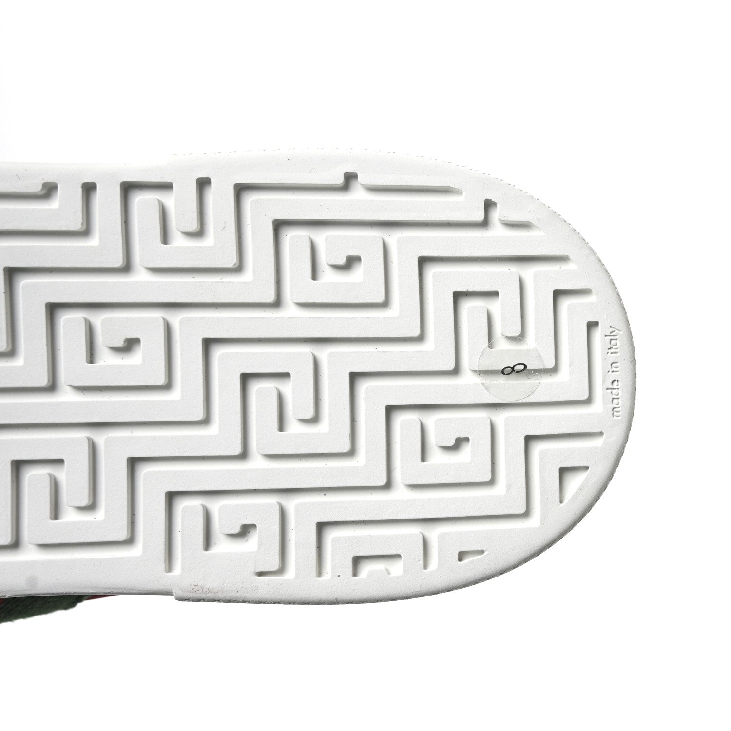 Econyl Nylon Diva Crocodile Web Mens Ace Sneakers 8 Rosso Ancora Vert