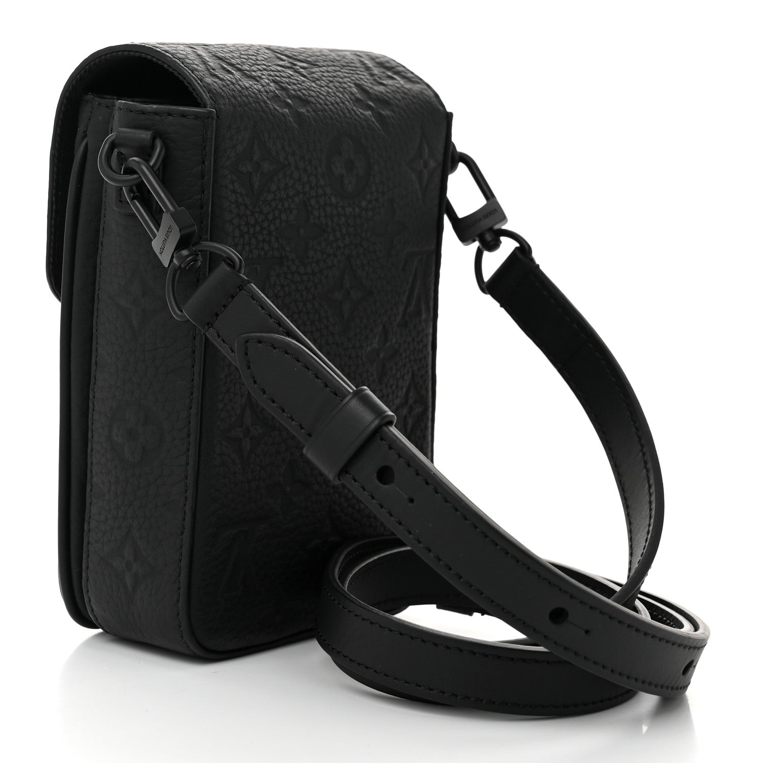 Taurillon Monogram S Lock Wearable Wallet Black