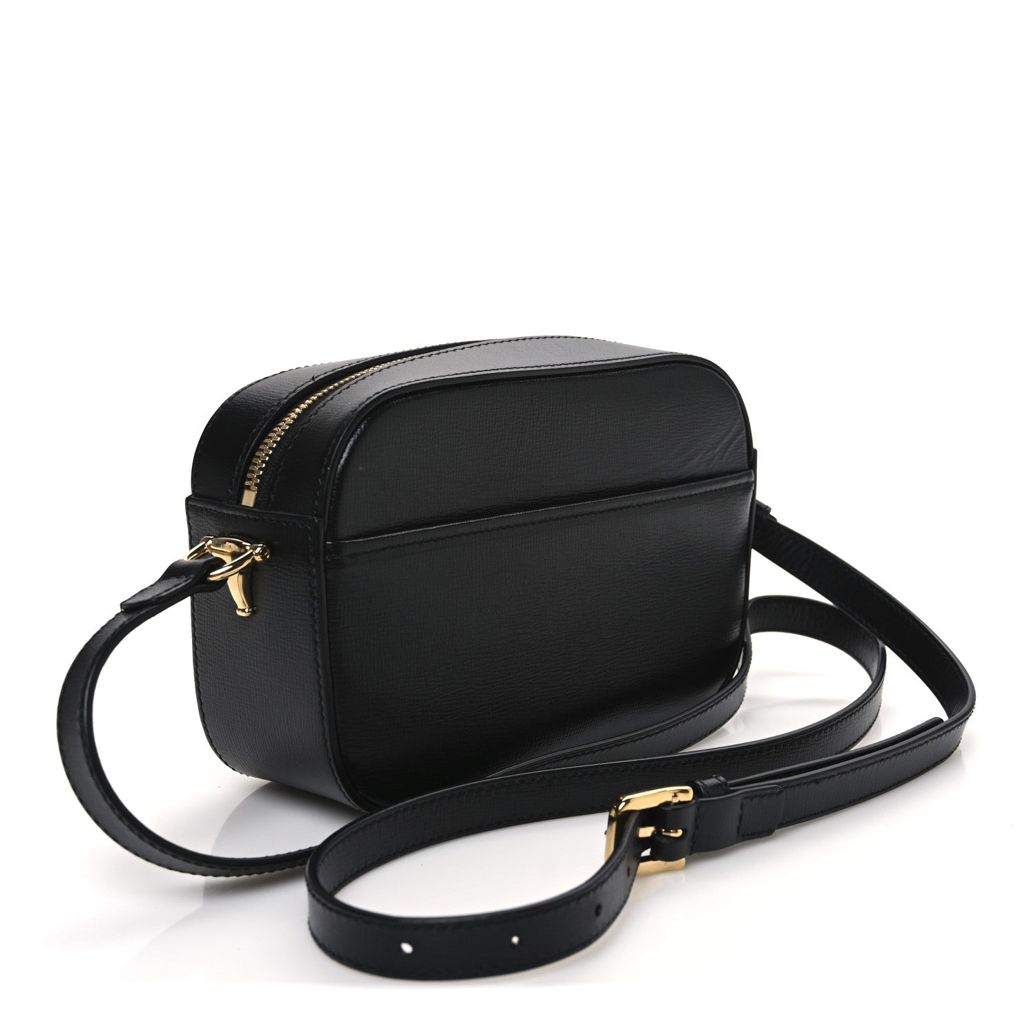 Calfskin Mini Horsebit 1955 Camera Shoulder Bag Black
