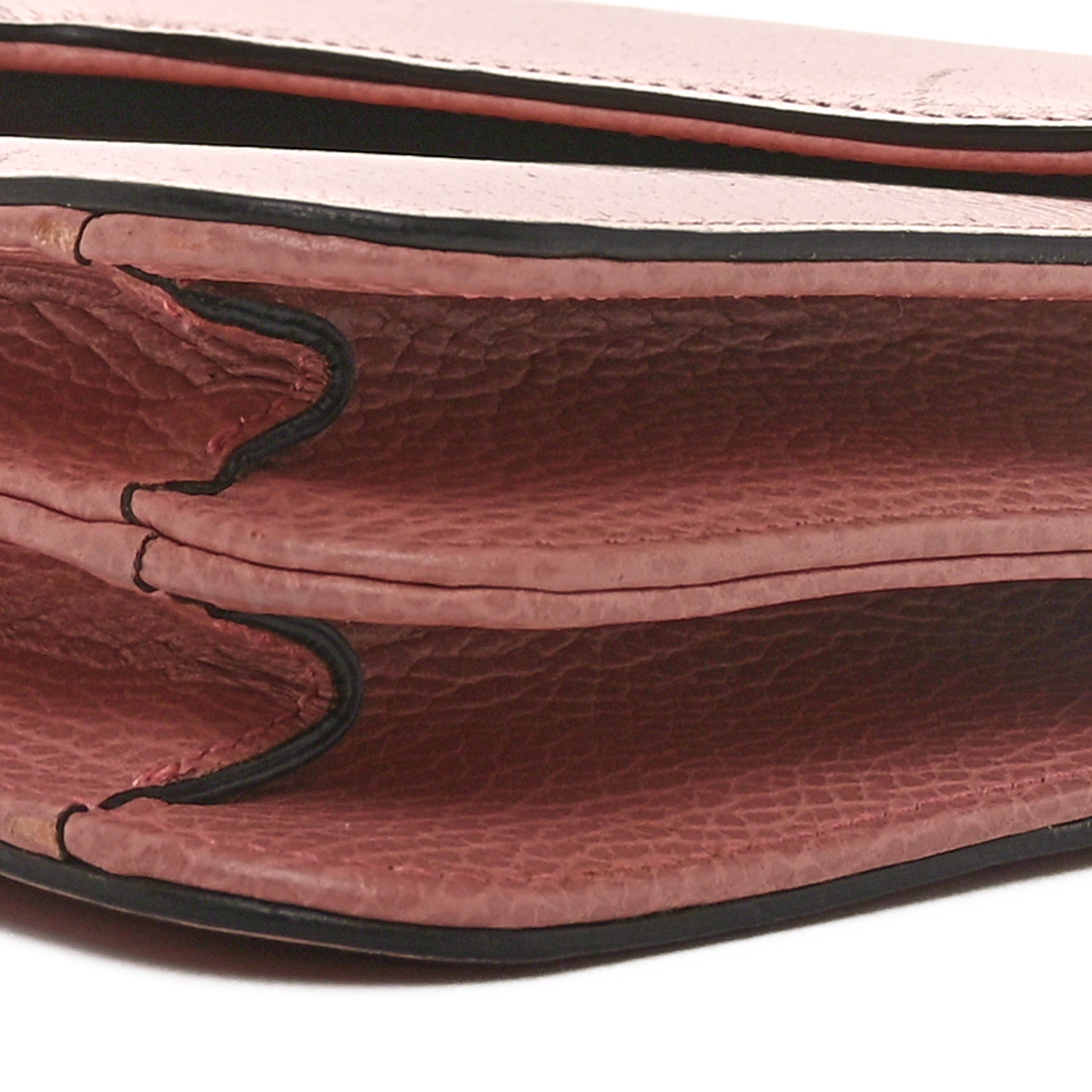 Dollar Calfskin Interlocking G Shoulder Bag Soft Pink