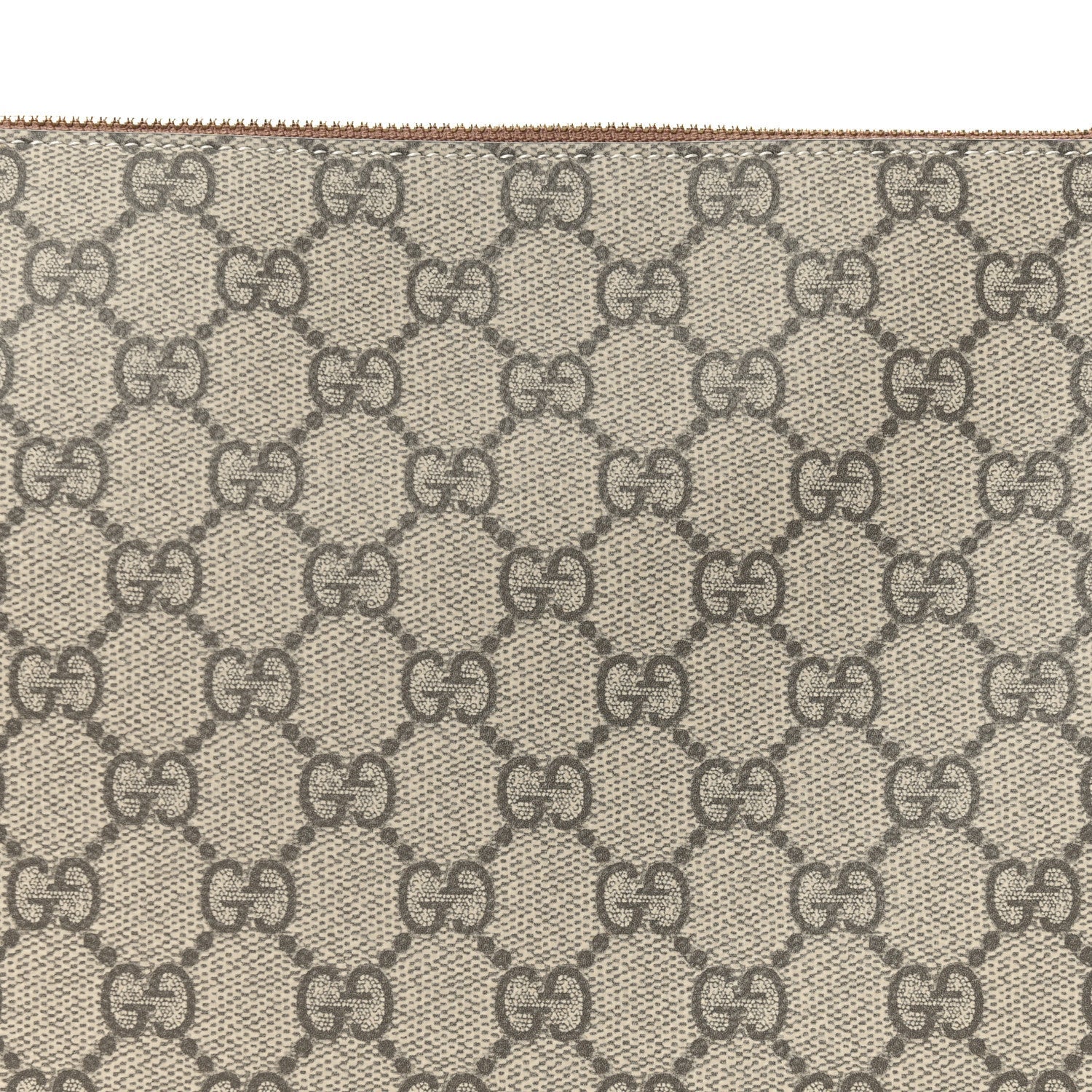 GG Supreme Monogram Emblem Medium Shoulder Bag Beige Ebony Sundial