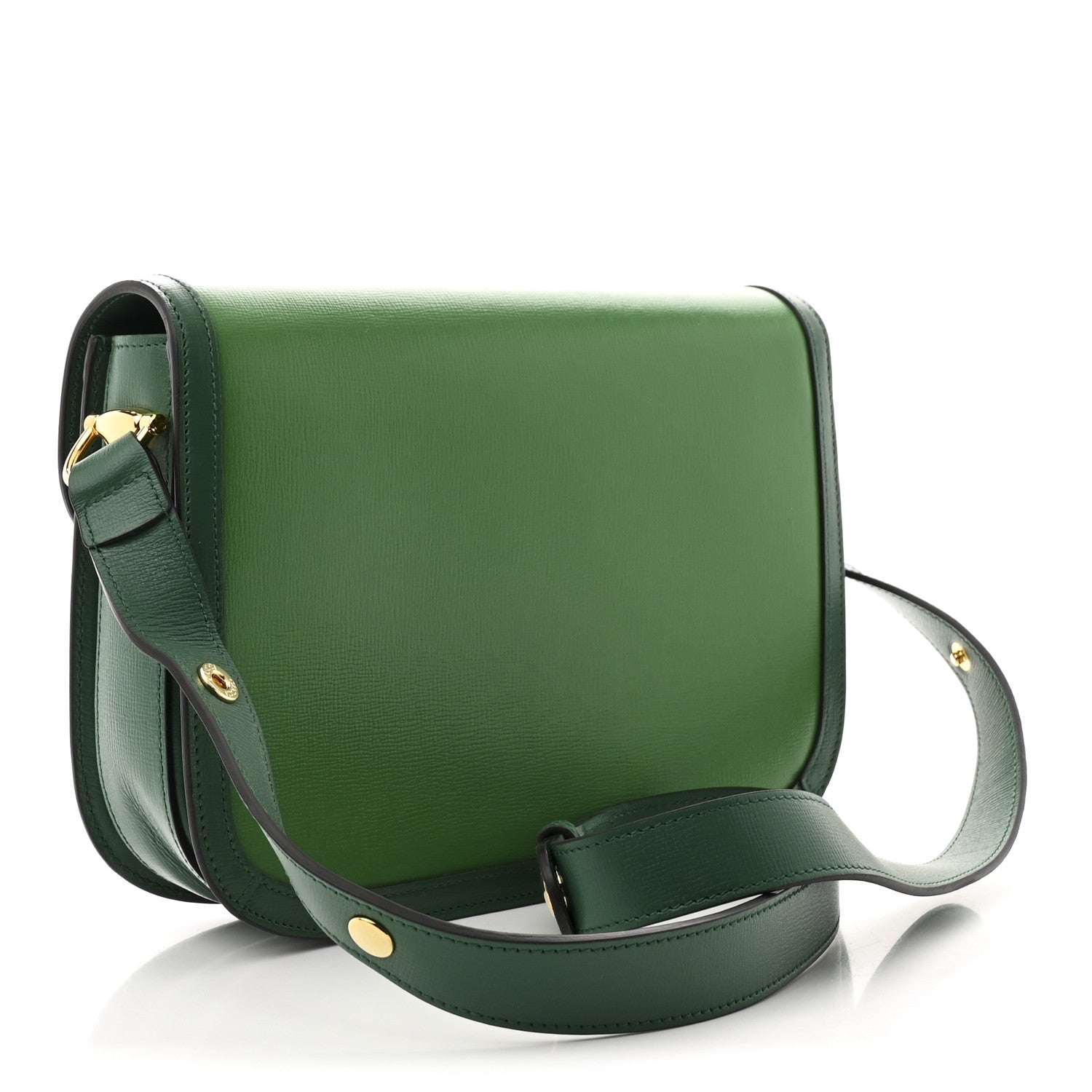 Azalea Calfskin Horsebit 1955 Shoulder Bag New Shamarock Emerald