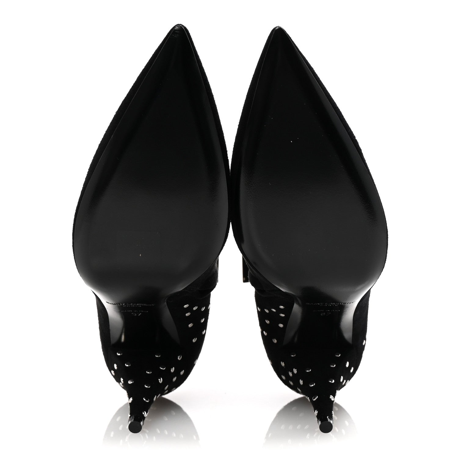 Suede Studded Kiki 85 Zip Boot 37 Black