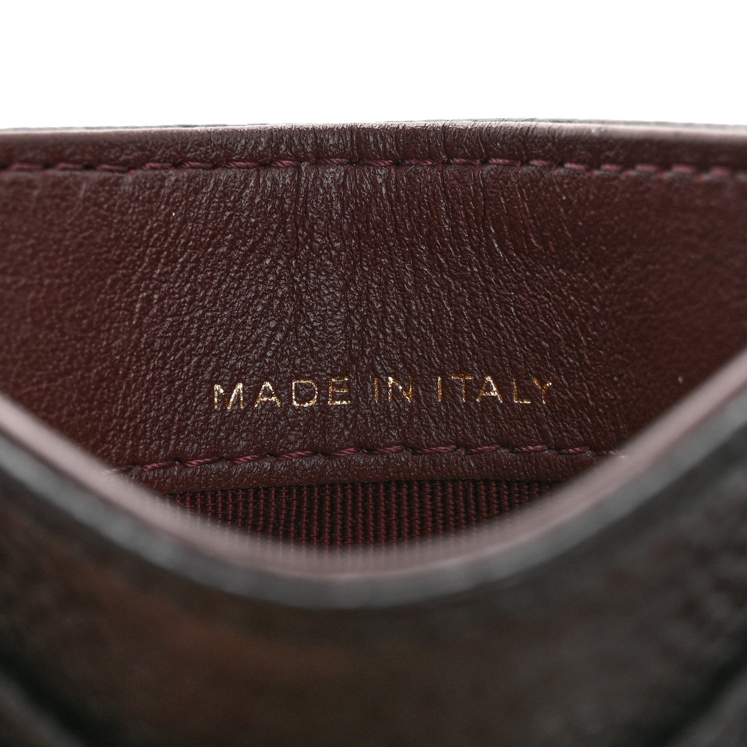 Caviar Quilted Card Holder Black