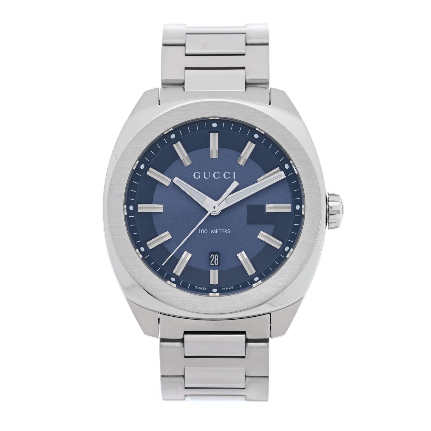 Stainless Steel 40mm GG2570 Quartz Watch Blue