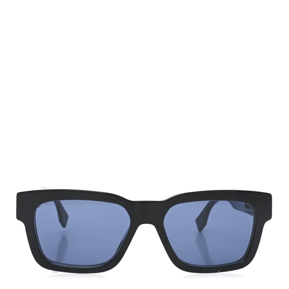 Acetate O'Lock Square Sunglasses FE40107I Black