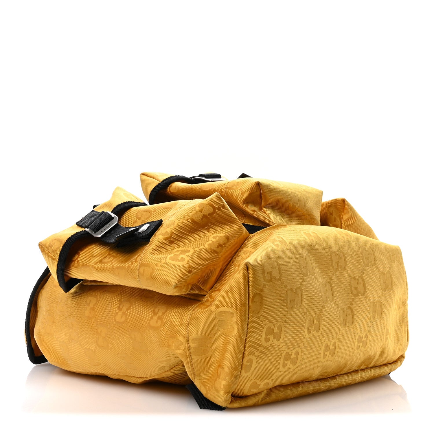 Econyl Nylon Monogram Off The Grid Utility Pocket Backpack Crop Black