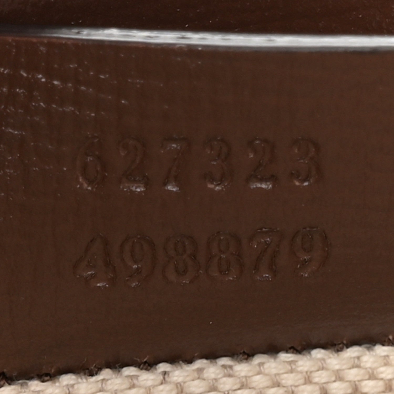 GG Supreme Monogram Azalea Calfskin Small Horsebit 1955 Foldover Top Handle Bag Beige Ebony Brown Sugar