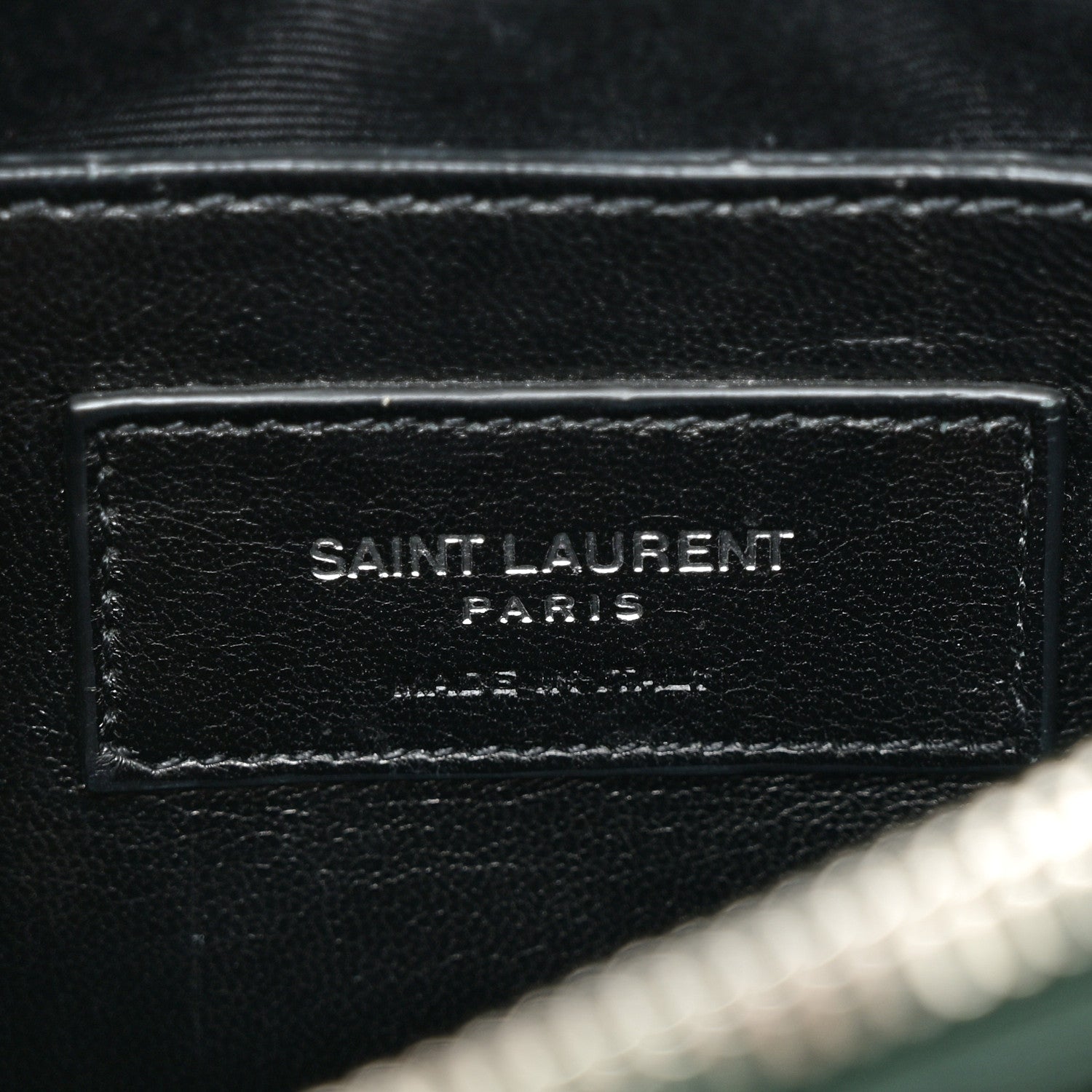 Calfskin Y Quilted Monogram Small Loulou Chain Satchel Olive