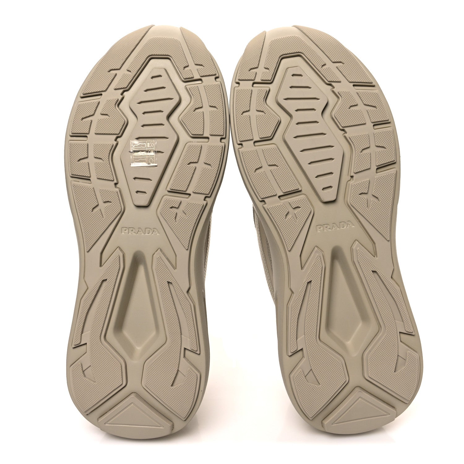 Brushed Calfskin Mens Systeme Sneakers 10.5 Beige