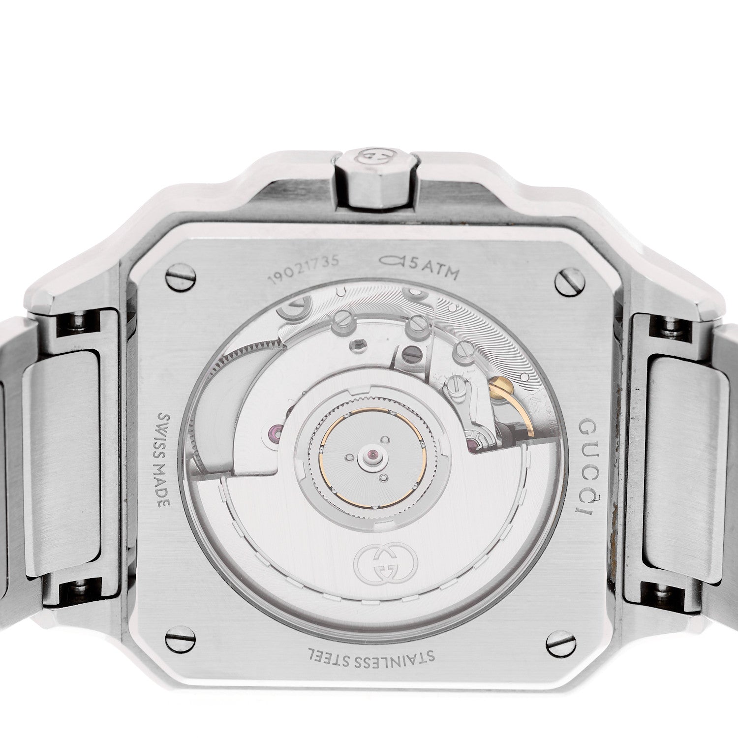 Stainless Steel 38mm G-Flat Automatic Watch Black