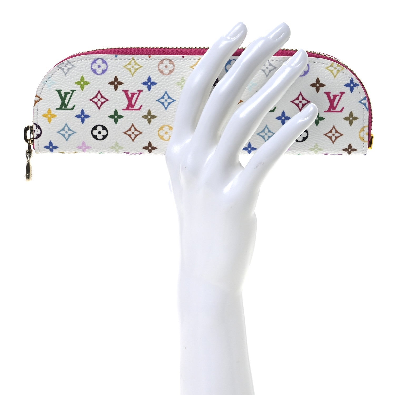 LV X TM Monogram Multicolor Charlotte Pencil Pouch Fuchsia