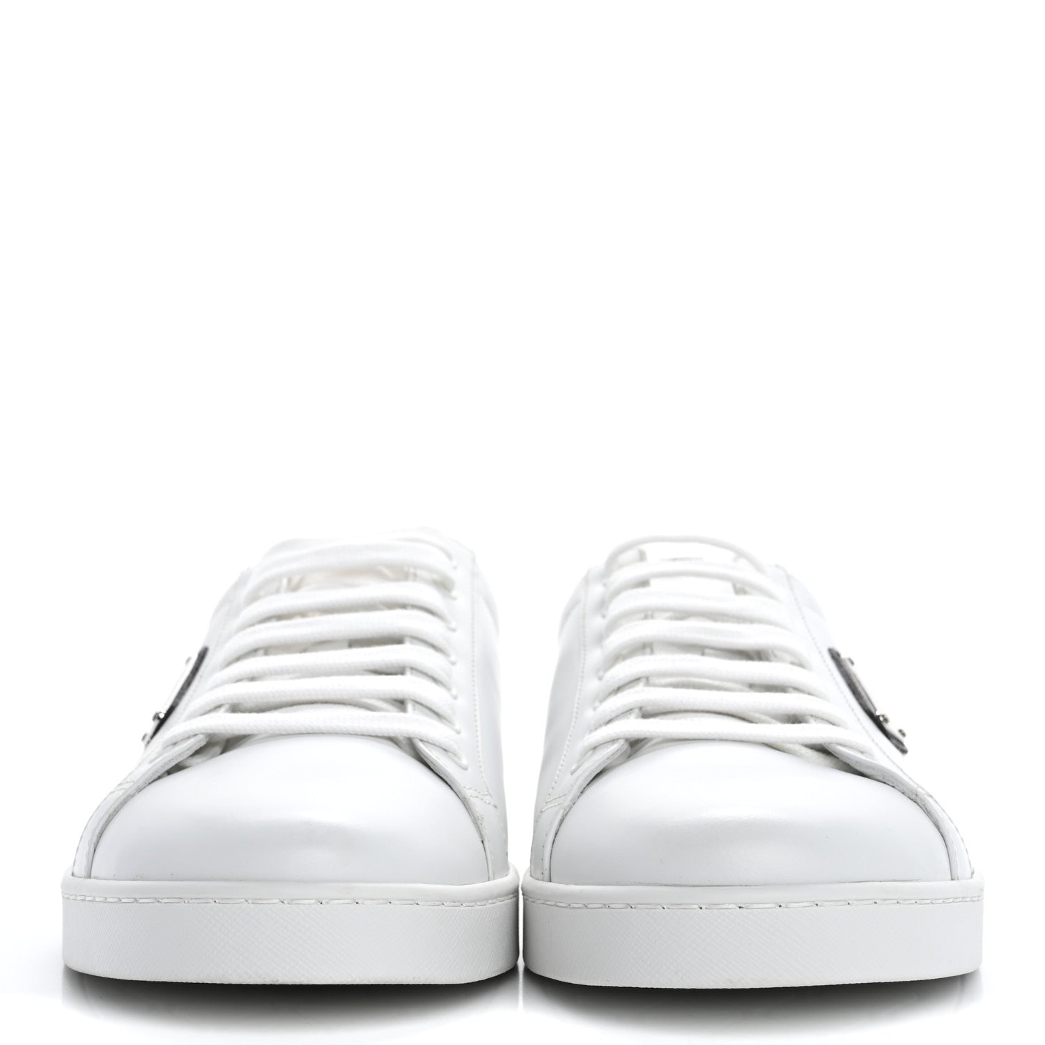 Spazzolato Rois Triangle Logo Mens Low Top  Sneakers 9.5 White Black