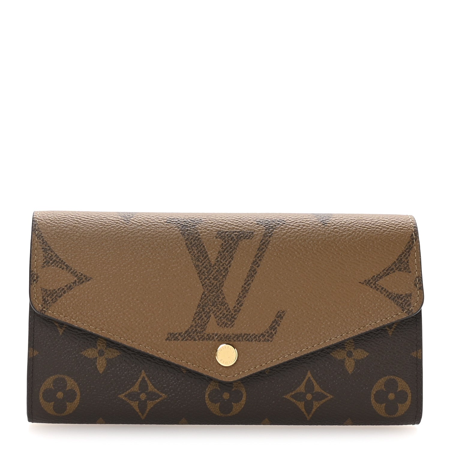 Reverse Monogram Giant Sarah Wallet