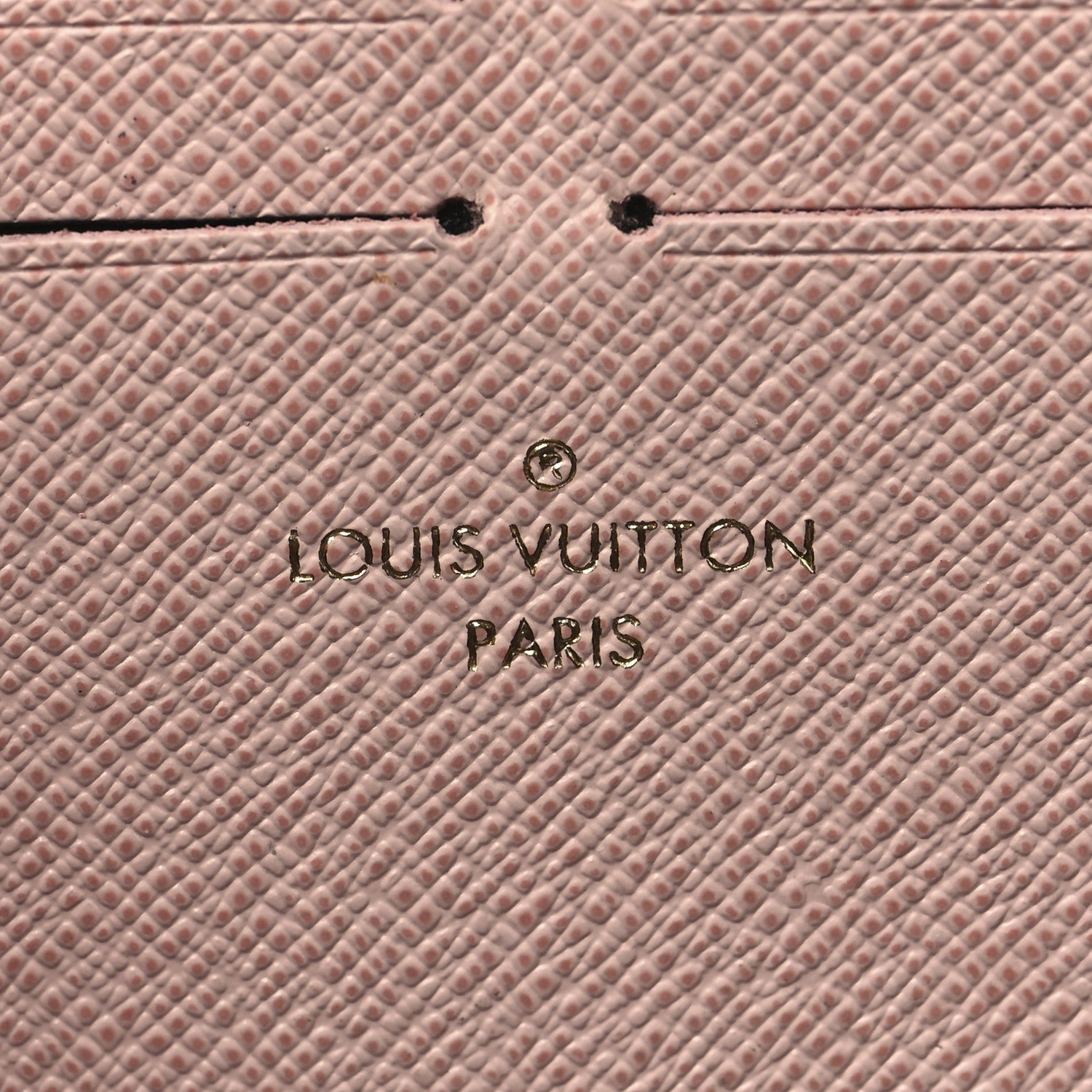 Damier Ebene Clemence Wallet Rose Ballerine